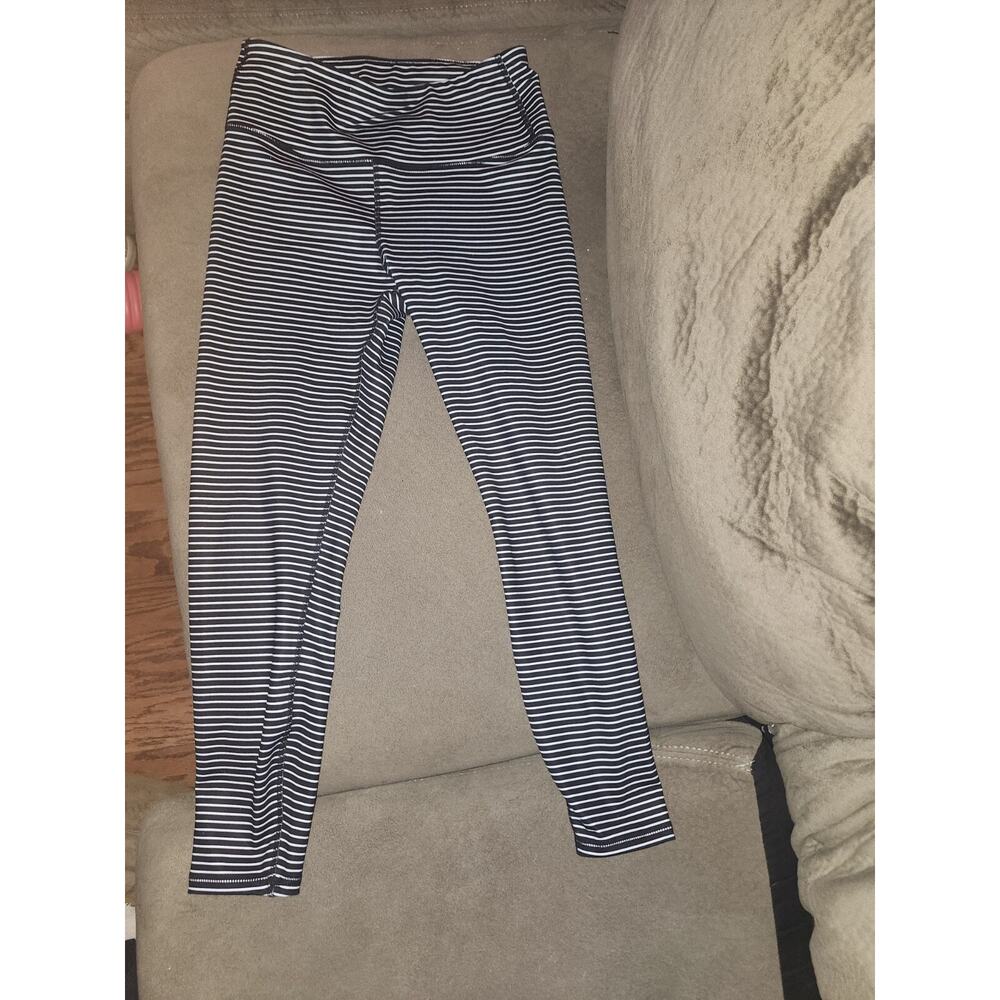 Gap Fit Small Activewear Leggings Small Striped